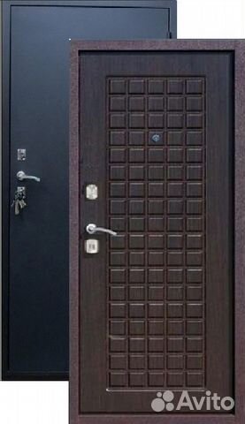 Дверь металлическая входная Гарда муар 8 мм венге