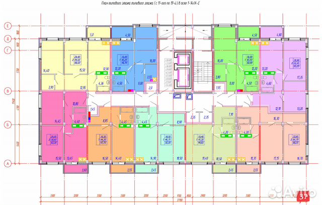 1-к квартира, 48.3 м², 3/20 эт. 1-к квартира, 48.3 м², 3/20 эт.