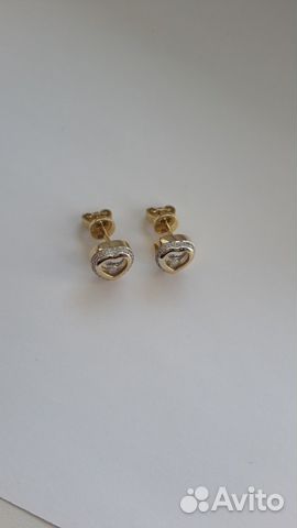 Новые золотые серьги Chopard с брилл.0.3 ct.5.4 гр Новые золотые серьги Chopard с брилл.0.3 ct.5.4 гр