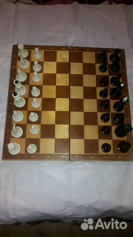 Шахматы СССР карболитовые