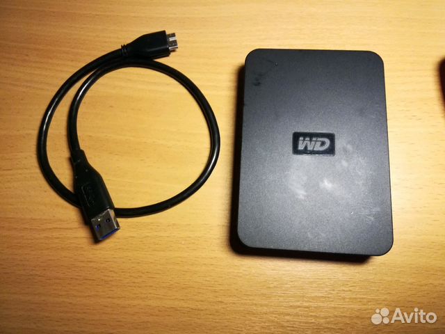 Внешний жёсткий диск 1тб WD HDD 2.5