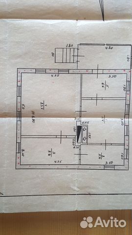 Дом 57 м² на участке 7.8 сот.