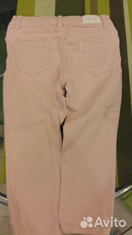Розовые джинсы на рост 80-86 марка zara и R baby