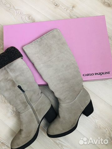 Сапоги замшевые Carlo pazolini