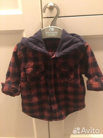 Рубашка 9-12M Mothercare Рубашка 9-12M Mothercare