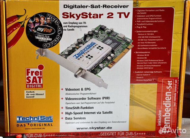 Спутниковая карта SkyStar2tv