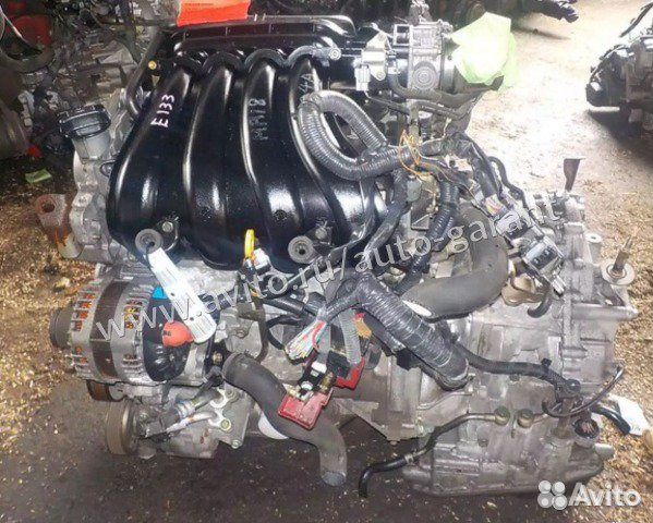 Двигатель Nissan MR18DE 1.8 16V Двигатель Nissan MR18DE 1.8 16V
