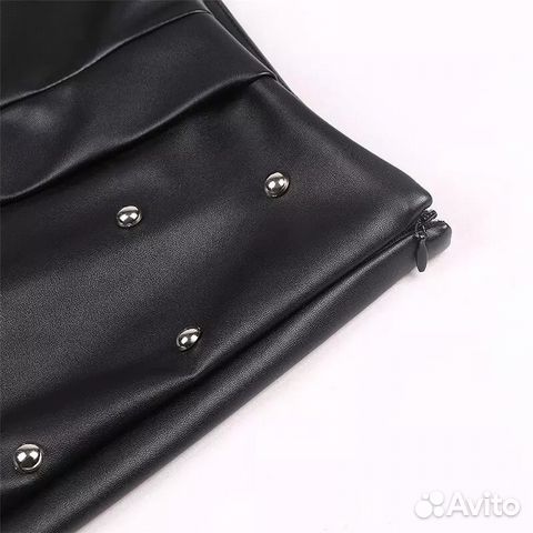 Юбка иск.кожа р.S