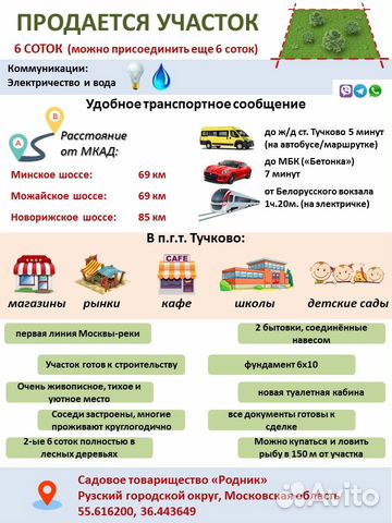 Участок 6 сот. (СНТ, ДНП)