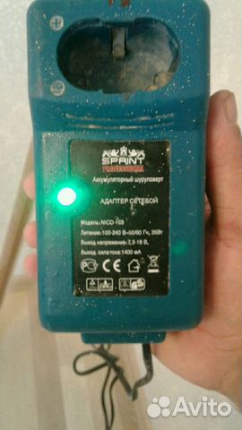 Зарядное устройство для шуруповерт