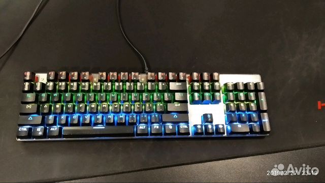 Механическая клавиатура Motospeed ck104 blue switc
