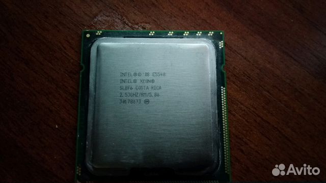 Процессор xeon e5540 4 ядра 8 потоков