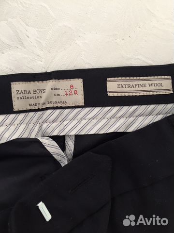 Школьный пиджак zara темно синий брюки в подарок