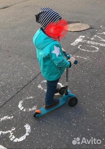 Самокат mini micro sport aqua