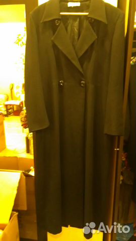 Пальто весная/осень черн., разм.рос.48-50