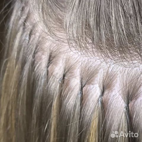 Наращивание волос холодный метод