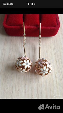 Серьги (5 пар )