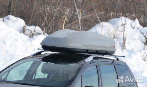 Аэродинамический автобокс на крышу автомобиля