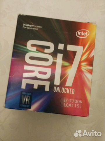 Intel core i7 7700K Box