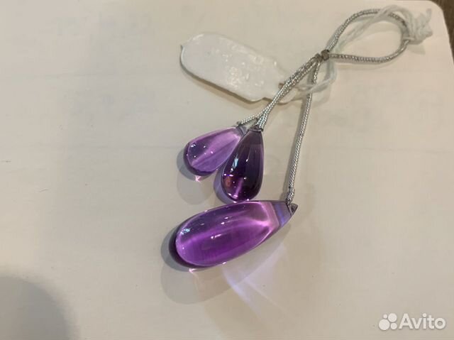 Натуральные каплевидные Аметисты высшего качества Натуральные каплевидные Аметисты высшего качества