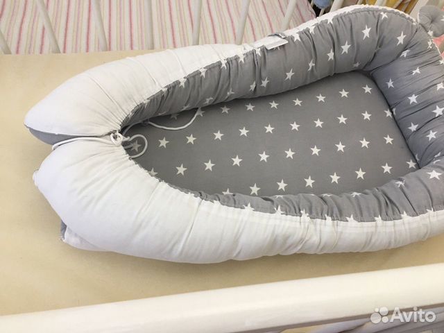 Кроватка детская деревянная белая
