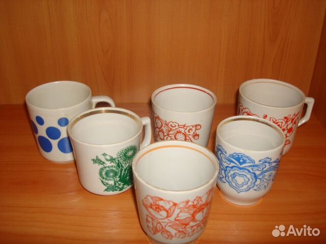 Чашки, стаканы, рюмки. Экология из СССР