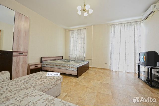 

1-к. квартира, 42 м², 2 кровати