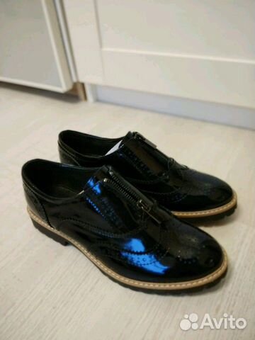 Кожаные ботинки