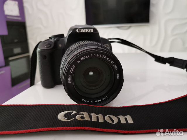 Canon eos 650d плюс объектив sigma 18-200