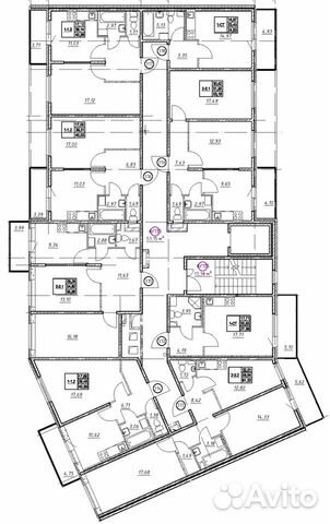 2-к квартира, 56 м², 7/8 эт.
