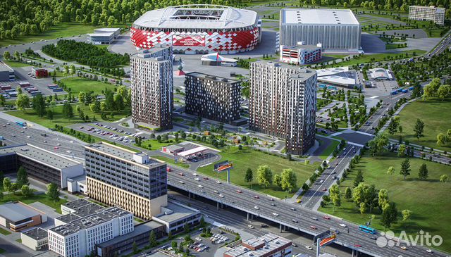 3-к квартира, 73.2 м², 13/22 эт.