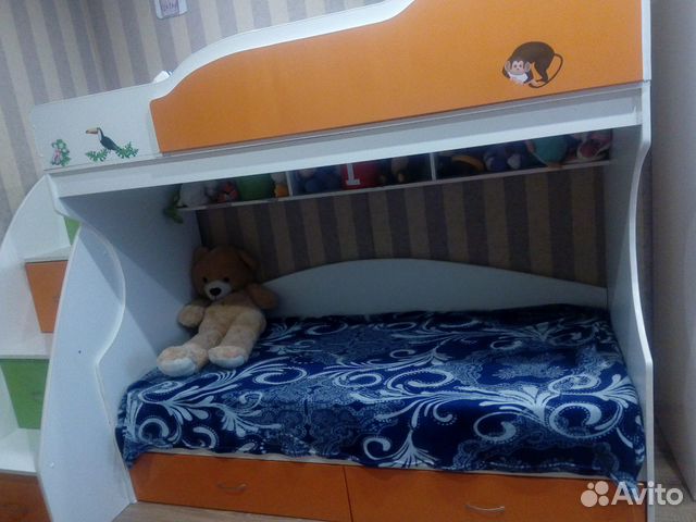 Кровать двухъярусная детская