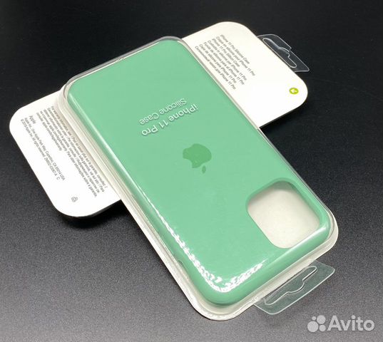 iPhone 11 Pro Silicone Case Чехол Зеленый Мятный iPhone 11 Pro Silicone Case Чехол Зеленый Мятный