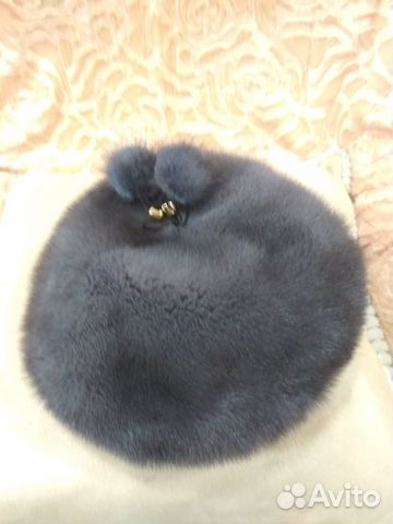 Берет из меха норки