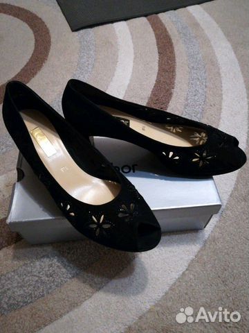 Туфли замшевые Gabor 9 1/2 43р 28,5 см Туфли замшевые Gabor 9 1/2 43р 28,5 см