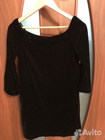 Платье бархатное Zara S