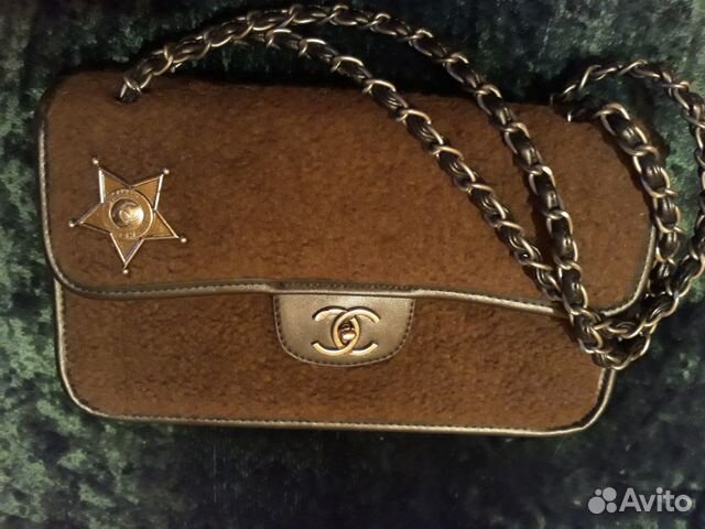 Сумка меховая Шанель