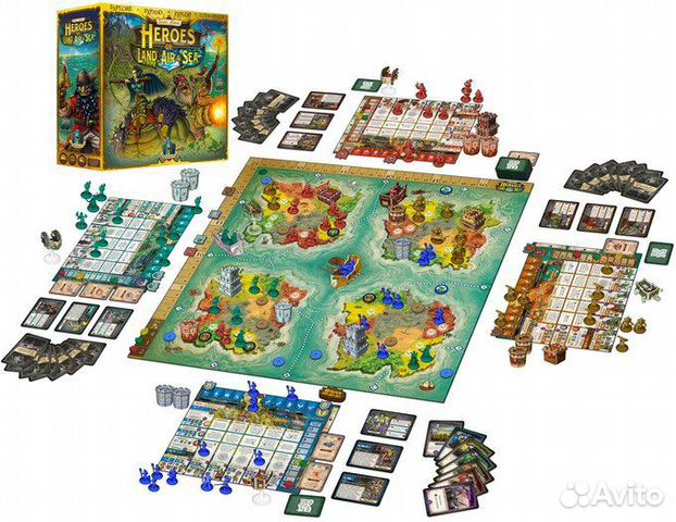 Настольная игра Heroes of Land, Air & Sea Настольная игра Heroes of Land, Air & Sea