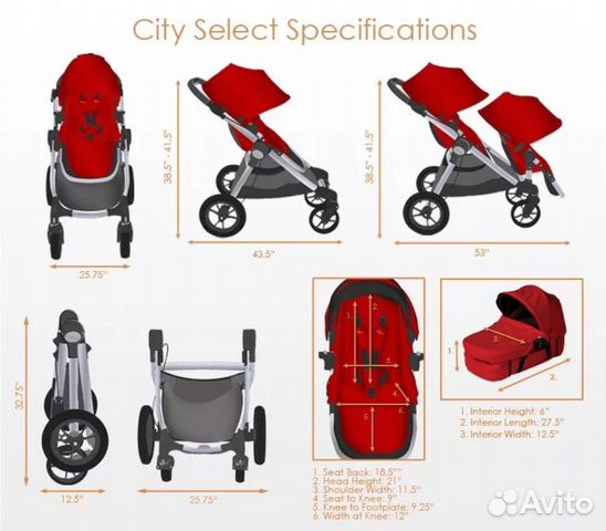 Коляска baby jogger city select