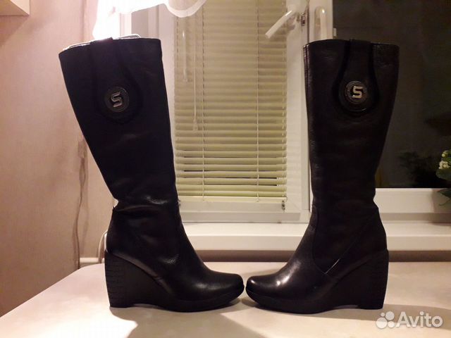 Сапоги женские. Размер 38. натуральная кожа, мех Сапоги женские. Размер 38. натуральная кожа, мех