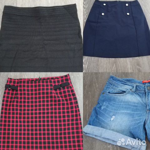 Юбка короткая, шорты джинсовые р.42-44 Юбка короткая, шорты джинсовые р.42-44