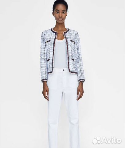 Твидовый пиджак Zara Твидовый пиджак Zara