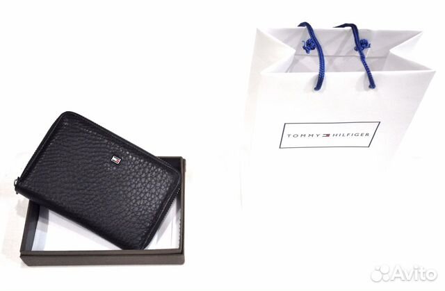 Мужской кошелек / Tommy Hilfiger / новый (черный)