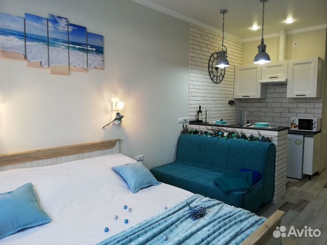 

Квартира-студия, 25 м², 2 кровати