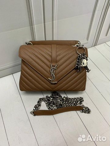 Новая женская сумка Yves Saint Laurent коричневая Новая женская сумка Yves Saint Laurent коричневая