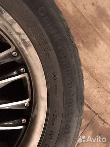 Диски литые R16 резина continental 205 60 колёса
