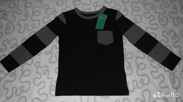Новая футболка с длинным рукавом H&M, 122-128 см Новая футболка с длинным рукавом H&M, 122-128 см