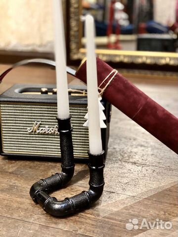 Подсвечник лофт 2 шт