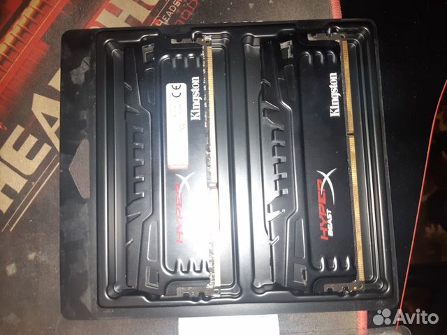 Модули памяти Kingston dimm DDR3 2x8192Mb
