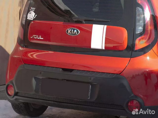 Накладка на задний бампер Kia Soul Накладка на задний бампер Kia Soul